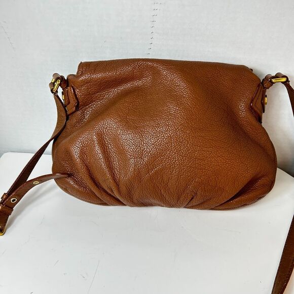 Marc By Marc Jacobs Natasha Caramel Brown Leather Classic Shoulder Crossbody Bag - Picture 5 of 15